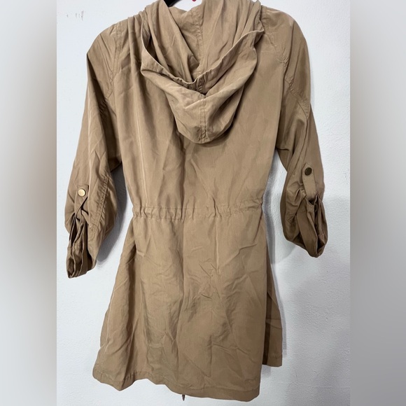 Khaki midi trench coat - Picture 2 of 2